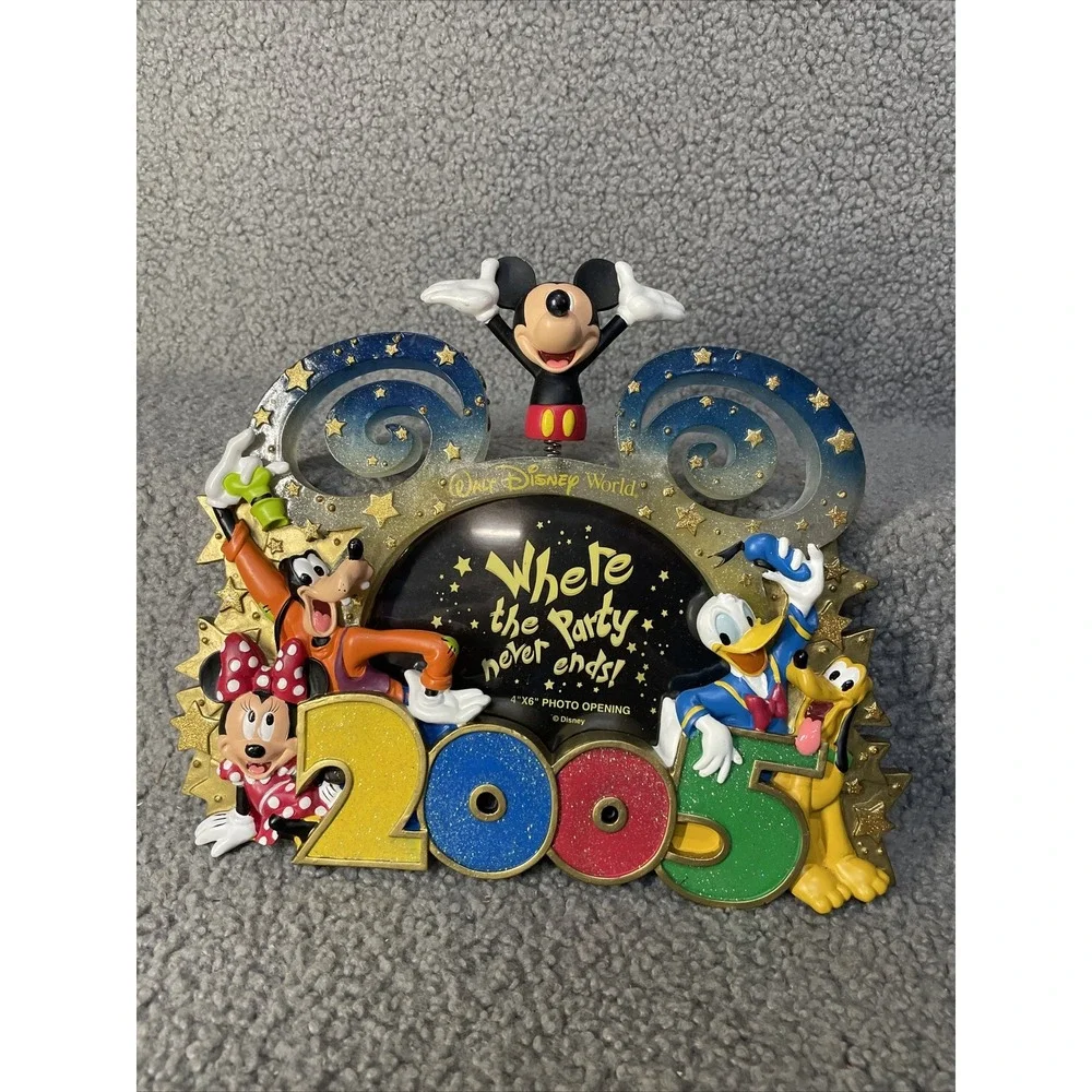 2005 Walt Disney World Where The Party Never Ends Resin‎ Photo Frame